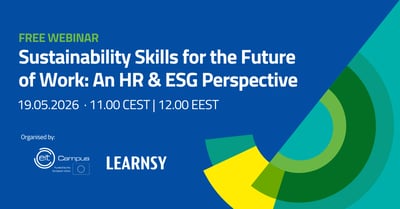 EIT Campus x Learnsy · Sustainability Skills for the Future of Work: An HR & ESG Perspective